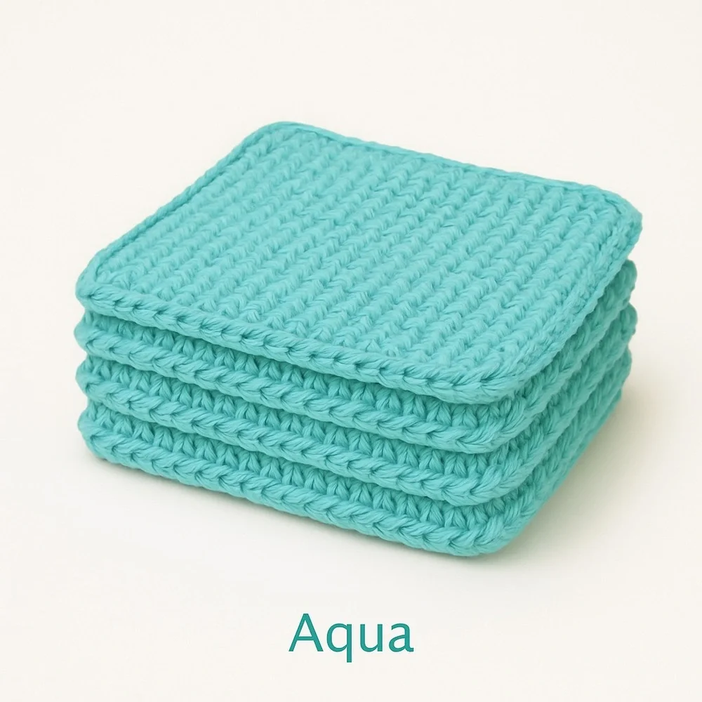 Crochet Washcloth - Handmade Cotton Cloth for Everyday Use